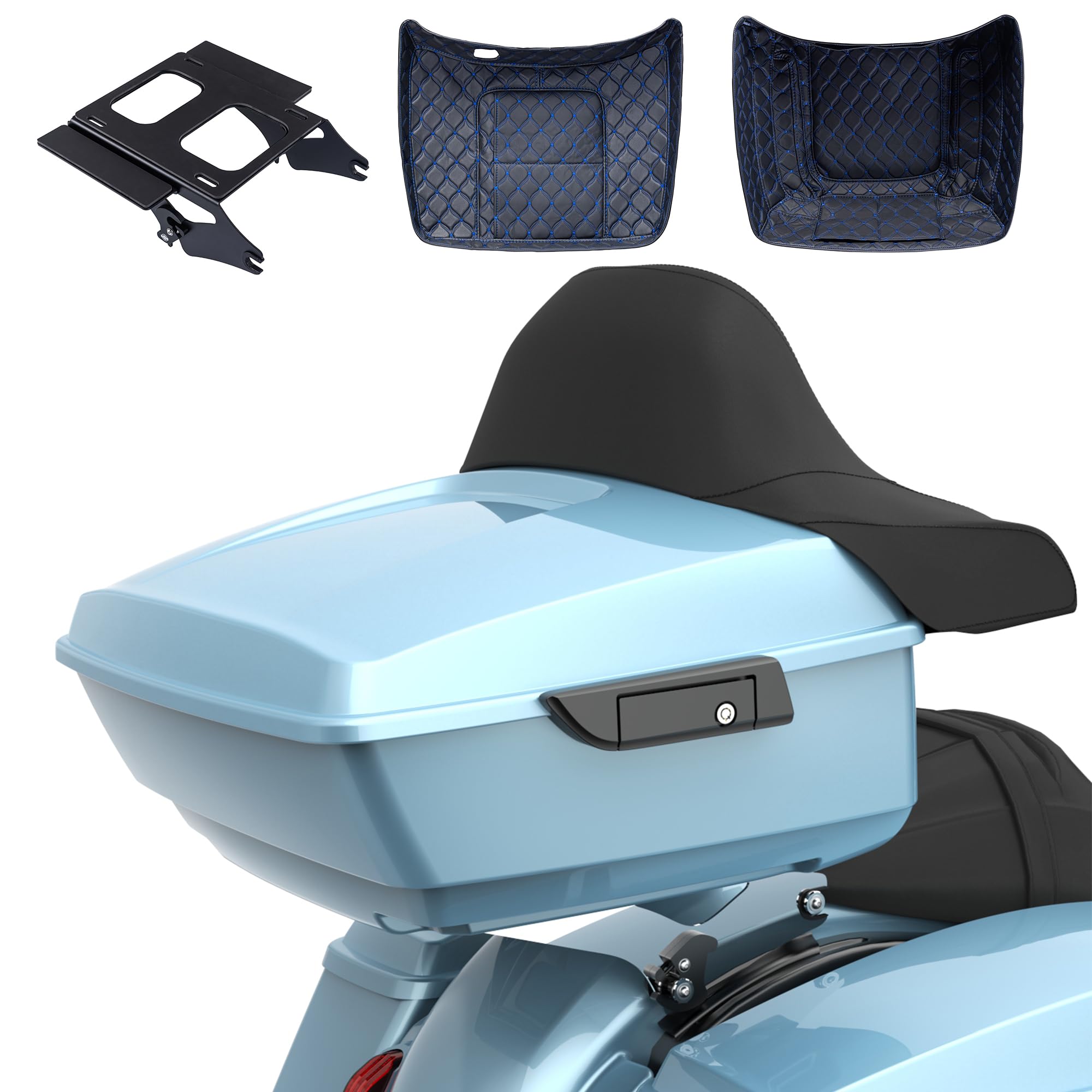 Amazon.com: Advanblack 2024 Road Glide Sharkskin Blue King Tour